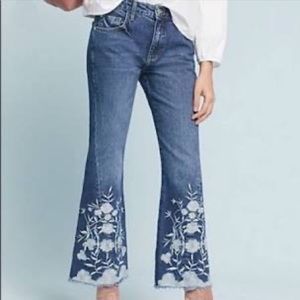 Pilcro & the Letterpress Embroidered Jeans PERFECT CONDITION